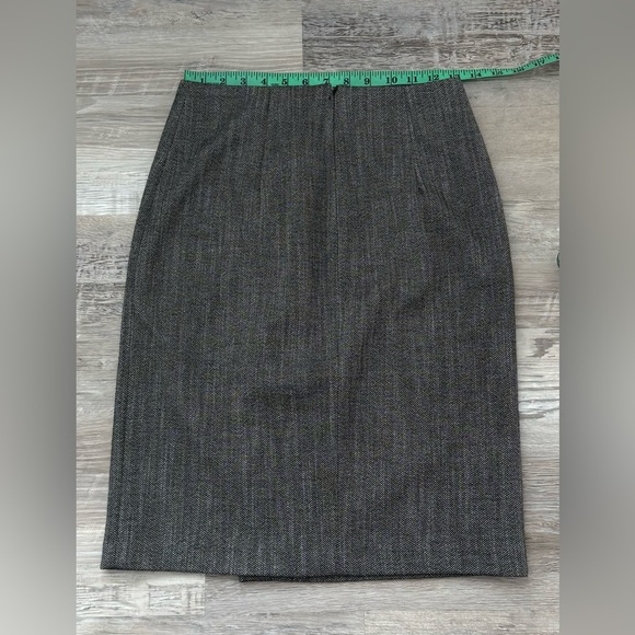 NWT H&M Pencil Skirt Women 4 Black Gray Knee Length Office Career Academia - Picture 10 of 13
